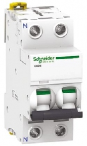 Автоматичний вимикач Schneider iC60N 2P 32A C A9F79232