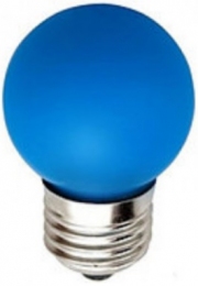 Лампа Lemanso світлодіодна G45 E27 1,2W синій куля / LM705 558403