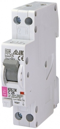 Диференційний автомат ETI KZS-1M C 25/0,03 тип A (6kA) (нижнє підключ.) 2175226