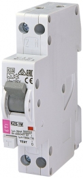 Диференційний автомат ETI KZS-1M B 25/0,03 тип A (6kA) (нижнє підключ.) 2175206