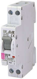 Диференційний автомат ETI KZS-1M C 6/0,03 тип A (6kA) (нижнє підключ.) 2175221