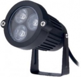 Світильник LED садовий Lemanso 3LED 3W 6500K чорний / LM978 33214